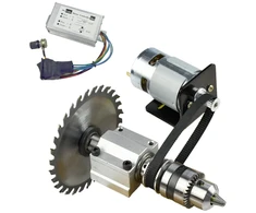 Chancs elektrinis variklis 775 „pasidaryk pats“ elektrinis stalo pjūklas mini diskinis pjūklas akumuliatorinis variklis dc 24v 12000rpm pwm greičio reguliatorius išėjimo įtampa dc 9-60v