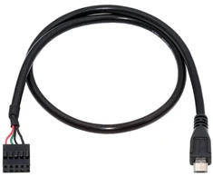 Chenyang Usb 2.0 9 Pin 10 Pin motininės plokštės jungtis į Micro Usb 5 Pin duomenų kabelį 0.5 m