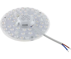 Lubinis šviestuvas Chilitec Led žiedinis modulis su magnetiniu laikikliu 25 W, skersmuo 18 cm, 2700 liumenų, 230 V žiedinė lempa, konversijos rinkinys lubiniams šviestuvams, paruoštas prijungti, 4000 K neutrali balta