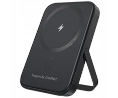 Choetech Magnetinis Indukcinis Powerbank 5000mah 20w Pd Qc Led Su Stovu