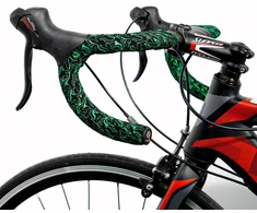 Chooee Corsa dviračio vairo juosta, 2 vnt., žalia