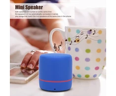 Kompiuterio kolonėlės Ciciglow Bluetooth 5.0 Nešiojamas Garsiakalbis su Basais ir Spalvotomis Šviesomis (mėlynas)