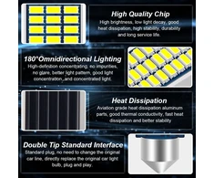 Cjbin automobilio led vidaus apšvietimas, 8 vnt., 41 mm led automobilio vidaus apšvietimas, 12 v 1,2 w led vidaus apšvietimo lemputė automobiliui, automobilio vidaus apšvietimas, lengva naudoti, balta šviesa