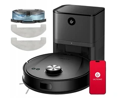 Clatronic Dulkių siurblys robotas su baze, valantis su plovimu 2in1 Ultenic T10 Lite