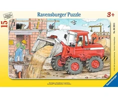 Ravensburger mano ekskavatorius 15 detalių dėlionė