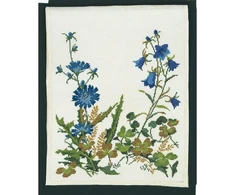 Clover Bluebells stalo takelio kryželiu siuvinėjimo rinkinys