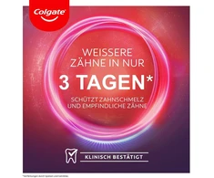 Colgate Max Baltas Ultra Multi Protect dantų pasta 50 ml - dantų pasta baltesniems dantims ir ilgalaikiam gaivumui (2 vnt.)