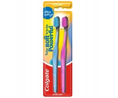 Colgate Ultra Soft dantų šepetėlis, 2 vnt.
