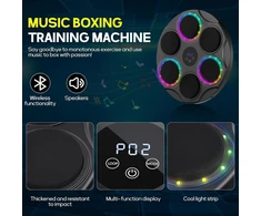 Comeder muzikos bokso treniruoklis, muzikos bokso treniruoklis, išmanusis bluetooth bokso treniruoklis su led šviesa, 9 greičio režimai ir skaičiavimo režimas, palaiko bluetooth, dovana suaugusiems ir vaikams, mankšta
