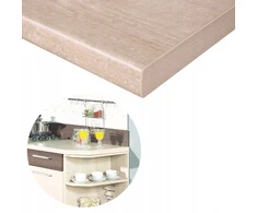 Comfyland Laminuotas virtuvinis stalviršis kairinis 20 cm Modena šviesus travertinas