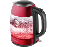 Concept Hausgeräte stiklinis virdulys su 1,7 l talpa, su filtru