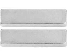 Connex Dy7100009 neodimio blokinis magnetas 40 x 10 x 5 mm, 2 vnt., itin stiprus magnetas, 18 kg sukibimo jėga, skirtas namams, dirbtuvėms ir pomėgiams / galios magnetas / blokinis magnetas