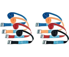 Connex vienos dalies tvirtinimo diržas – 3 m x 25 mm – maksimali apkrova 200 kg – su fiksavimo užraktu, be kabliukų – pagamintas iš poliesterio / tvirtinimo diržas / krovinio tvirtinimas / B34426 (2 vnt.)