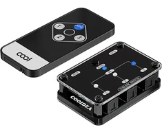 Televizorius Cooidea Toslink jungiklis 3:1 - automatinis Spdif optinis audio Toslink jungiklis su nuotolinio valdymo pulteliu, palaiko iki 192 Khz / 24 bitų, Pcm 2.0 Dts Dolby Ac3 televizoriui, XBOX ir Blu-ray grotuvui
