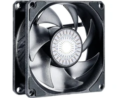 Cooler Master Sickleflow 80 korpuso ventiliatorius su patobulintu oro balansu, hibridiniais sparneliais, 30 Cfm, 2,75 Mmh2o, 6–25 Dba, juodas