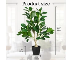 Craffancy Dirbtinis Fikusas Vazone 45 cm - Natūraliai Atrodantis Augalas