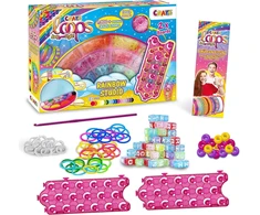Craze Loops Rainbow Studio Xxl rinkinys su 1300+ gumytėmis ir aksesuarais