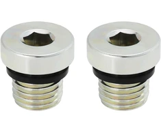 Create idea 2 vnt. M12 x 1,5 mm sandarinimo kamščiai iš anglinio plieno su guminiu sandarikliu. Šešiakampio lizdo vandens