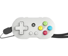 Crkd atom - kolekcinis raktų pakabuko valdiklis, skirtas nintendo switch, pc, mac, mobiliesiems įrenginiams ir smart tv (pal pilkas)