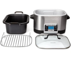 Garų puodas Crock-pot daugiafunkcis puodas, 5.6 L - sidabrinis