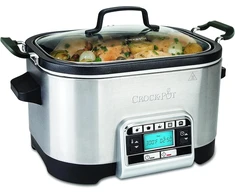 Garų puodas Crock-pot daugiafunkcis puodas, 5.6 L - sidabrinis