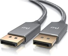Csl - 4k displayport kabelis 1 m - displayport į displayport - dp 1.2-4k 60hz ir 2k 144hz - pralaidumas iki 21.6 gbit/s - jungiamasis kabelis - monitoriaus vaizdo plokštei pc nešiojamam kompiuteriui projektoriui