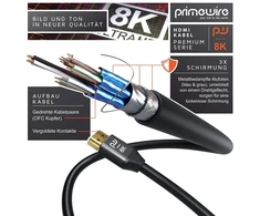 Csl - hdmi kabelis 8k - 4 m - 8k @ 60hz 4k @ 120hz su dsc arc 3d high speed ethernet hdtv uhd ii - dynamic hdr-10+ - variable refresh rate vrr - dolby vision - compatible ps5 ps 5 XBOX series x