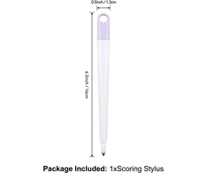 Cyfun design įrankis bigiavimui, skirtas cricut maker 3/maker/explore 3/air 2/air, bigiavimo įrankis skirtas lankstymo linijoms žymėti, skirtas lankstyti atvirukus, vokus, dėžutes, mažus dovanų maišelius, 3d kūrinius, priedai, įrankiai