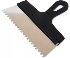 Dantytas glaistyklis klijams Polax 200 mm, dantis 10x10 mm