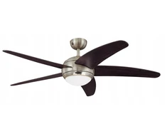 Daxton lubinis ventiliatorius 30 m2 Wenge su apšvietimu + nuotolinio valdymo pultas, plotis 132 cm