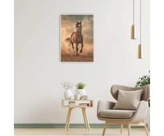 Dcidbei 5d deimantų tapyba apokaliptinis arklys 40 x 50 cm „pasidaryk pats“ deimantų tapyba pagal skaičius arklių siuvinėjimas kryželiu deimantų tapyba pagal skaičius suaugusiems arkliams ruda aistra drąsa lojalumas