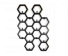 Decolicious Sieninis geometrinis pakabinimo kabykla 58,5cm Cells Up! korio formos