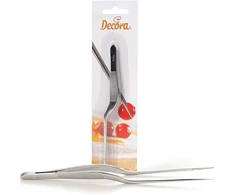 Decora 0280301 virtuvinės žnyplės, nerūdijantis plienas, 14 cm, pilkos