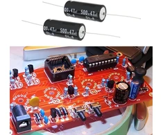 Default 2 vnt. 47uf 500v ašinis kondensatorius 43 x 18 mm