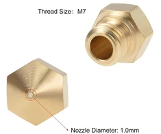 Default 3d spausdintuvo antgalis Mk10, M7 sriegis, 0.2 mm, 1.75 mm