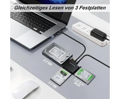 Default Adapteris Sata/ide į Usb 3.2 su maitinimo bloku 2.5/3.5" Hdd