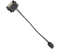 Default Sata 15 kontaktų į 6 kontaktų Slimline maitinimo adapterio kabelis