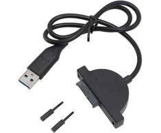 Default Usb 3.0 į Sata adapterio kabelis 7+6 kontaktų, Slimline