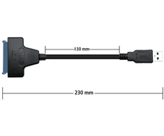 Default Usb 3.0 į Sata adapterio laidas 2.5" Hdd Ssd