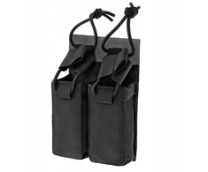 Dėklas-organaizeris Mil-tec Double Magazine Pouch Hook&amp;loop Juodas