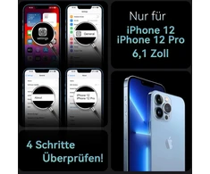 Dėklas skirtas iphone 12, iphone 12 pro dėklas, skirtas magsafe su grūdinto stiklo apsauga, karinio lygio apsauga, smūgiams atsparus magnetinis telefono dėklas i-phone12, telefono 12 pro dėklas, plonas apsauginis dangtelis