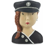 Dekoratyvinė galva "kapitono Moteris", 25 cm