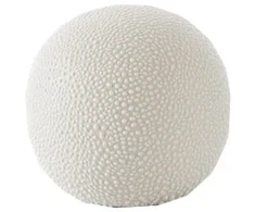 Dekoratyvinis rutulys Riso 8 x 7 cm kreminis