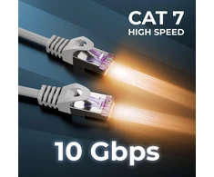 Deleycon Cat7 Patch kabelis - S-ftp Pimf pilkas