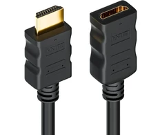 Deleycon hdmi prailginimo kabelis 1.4a high speed with ethernet - 3d ready - audio feedback channel [0.5 m - 5 m] 5 metrai