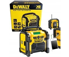 Automagnetola Denver Akumuliatorinis statybinis radijas 18v tinklinis Dab+/fm Dewalt Dcr020