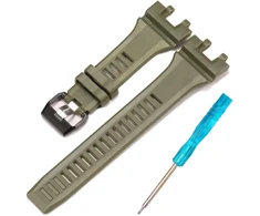 Dervos dirželis, suderinamas su Casio Gba900 Gba-900, vyriškas sportinis dirželis, vandeniui atsparus guminis pakaitinis dirželis, laikrodžių priedai