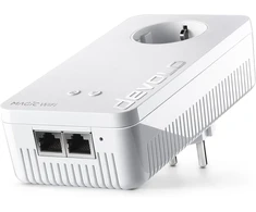Devolo Magic 2 Wifi 6 Extension adapteris, Wlan powerline adapteris, iki 2400 mbps, mesh Wlan lizdas, 2x gigabit Lan jungtis, Dlan 2.0, baltas