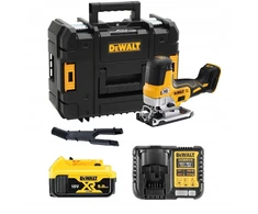 Dewalt siaurapjūklis su reguliavimu 18v Dcs335nt 1x5ah Dcb1104 Tstak lagaminas
