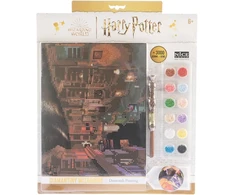 Diamantiny harry potter-landscape diagon alley - sukurkite mozaiką, crystal art, diamond painting, 1 paveikslėlis, įvairiaspalvis, mažas, 21001